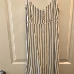 Blue and white stripped dress. Worn only once